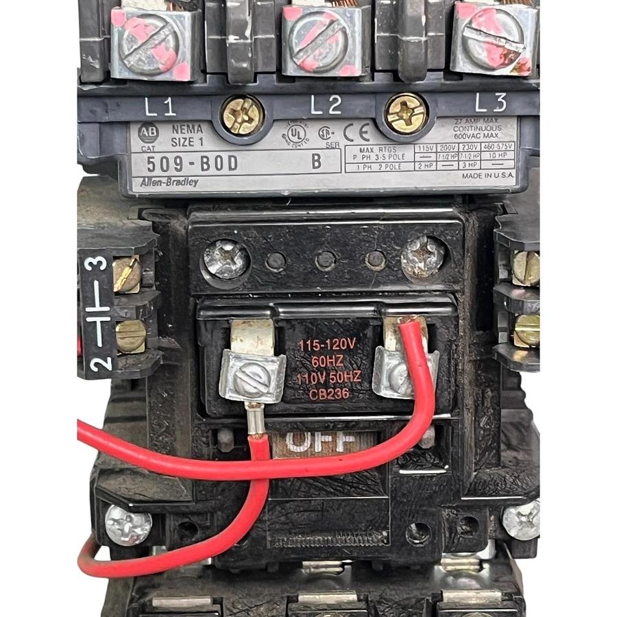 Allen-Bradley 2113B Size 1 MCC Bucket Centerline 2100 5HP 480V HMCP015E0CA02 509
