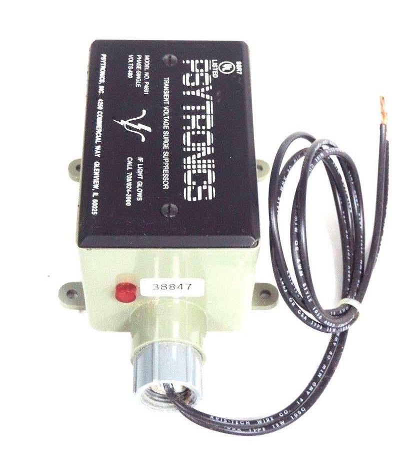Used NIB PSYTRONICS P4801 TRANSIENT VOLTAGE SURGE SUPPRESSOR 480V