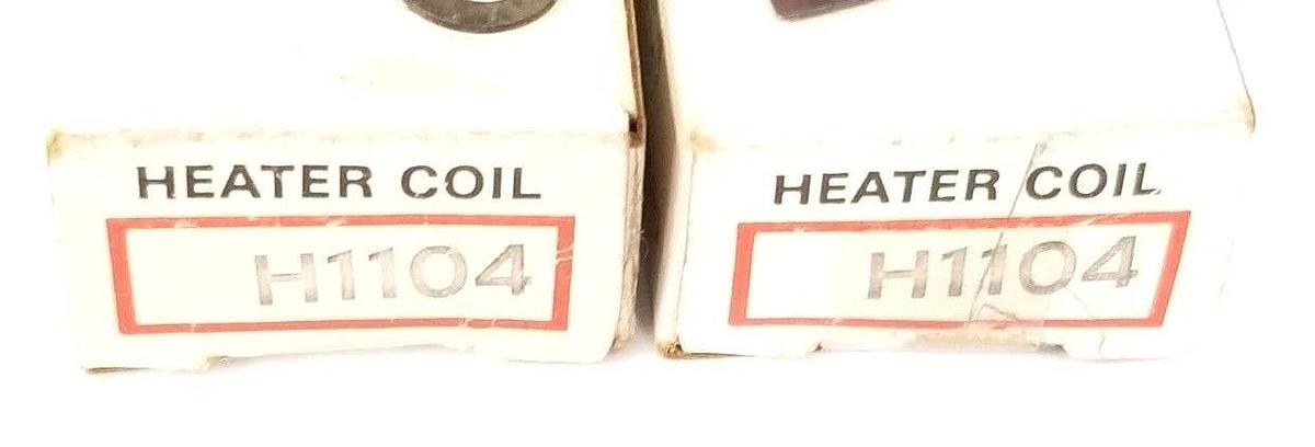 Used LOT OF 2 NIB CUTLER HAMMER H1104 OVERLOAD THERMAL HEATING ELEMENTS .221-.285A