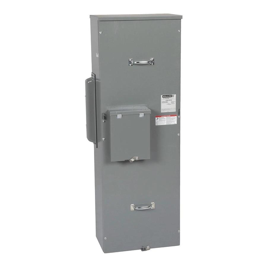 Square D EZM1600CB EZ Meter-Pak Main Circuit Breaker Unit 600A 120/240VAC 1Ph/3W