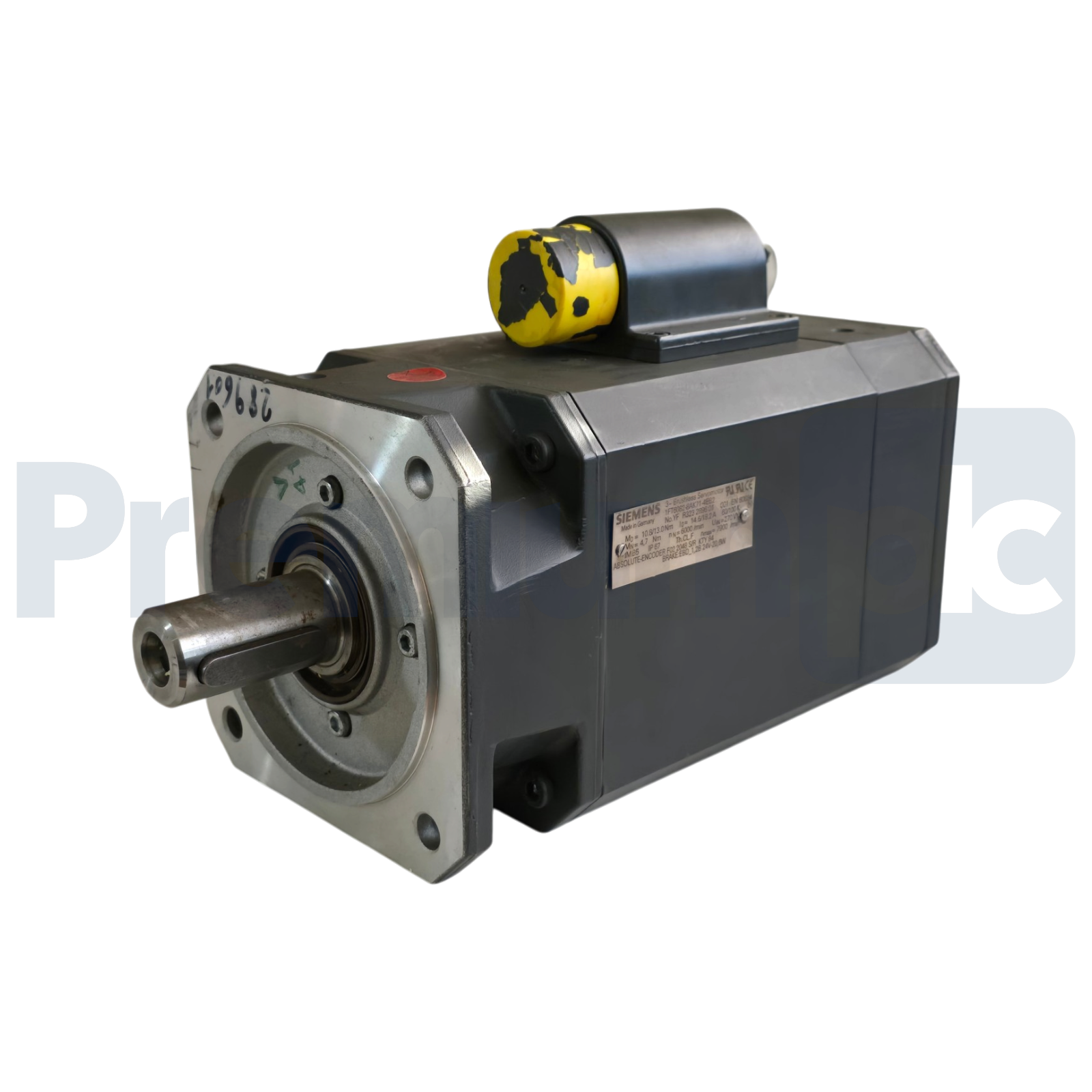 Used Siemens 1FT6082-8AK71-4EB2 SIMOTICS S Brushless AC Servo Motor w/ Brake 24V NEW