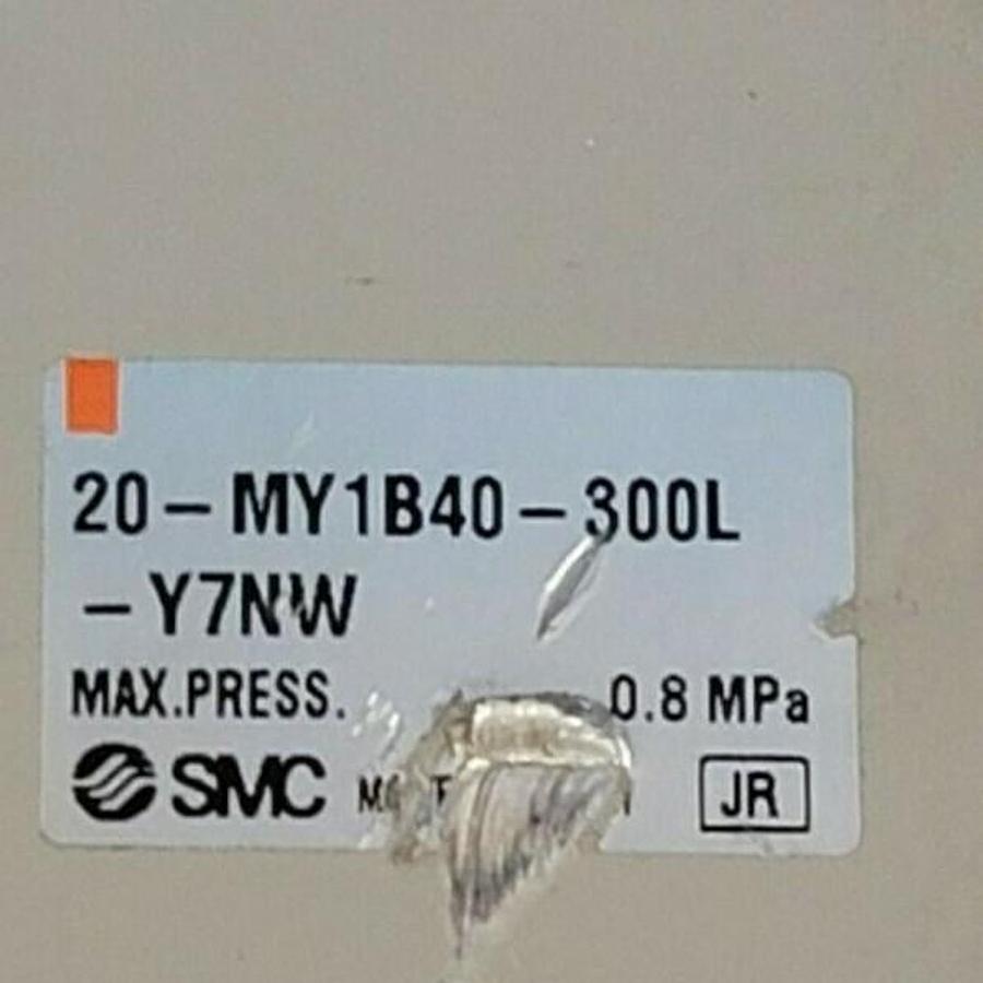 Used SMC 20-MY1B40-300L-Y7NW PNEUMATIC RODLESS CYLINDER 40MM BORE 300MM STROKE