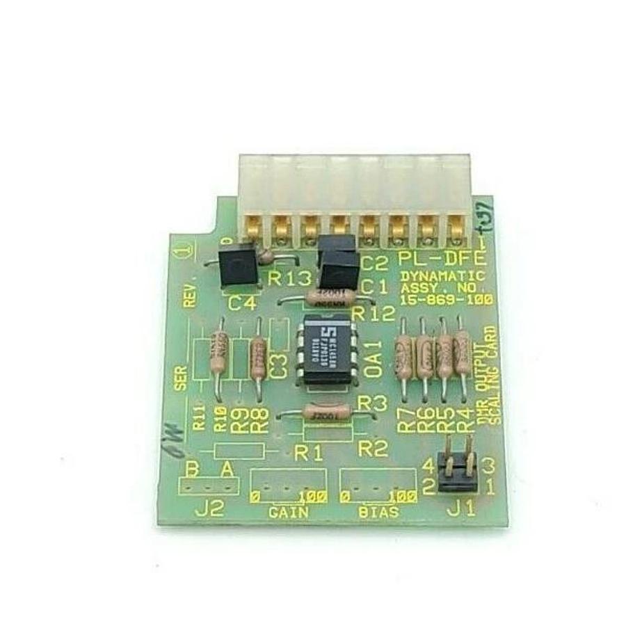 Used DYNAMATIC ASSY. NO. 15-869-100 DMR OUTPUT SCALING CARD 70-280-2