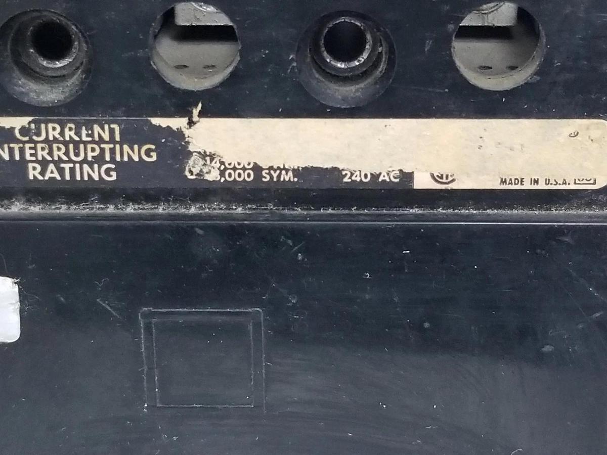 Used SQUARE D FAL-36030 CIRCUIT BREAKER W/ LUGS 30A 3P 600VAC 42362 FAL36030