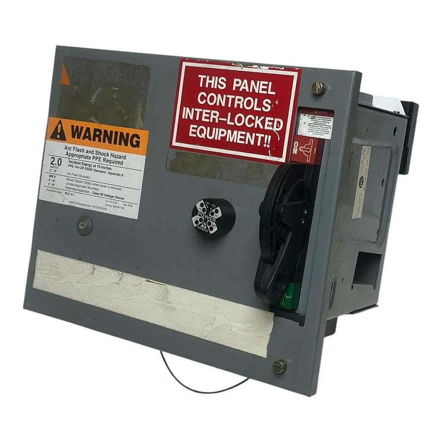 Used Allen-Bradley 2113B-BDBD-21-38CA MCC Bucket 3.0HP NEMA Size 1 Starter HMCP015E0C