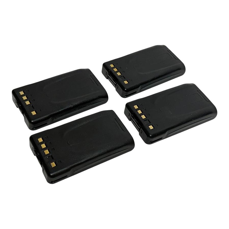 Used Lot of 4 Elxjar KNB-35L 7.4V 1700mAh Li-ion Batteries for Kenwood TK-2140 TK-314