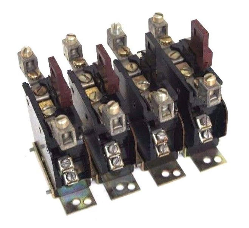 Used WESTINGHOUSE AN21P THERMAL OVERLOAD RELAY NON-COMPENSATED 600V AC MAX - LOT OF 4