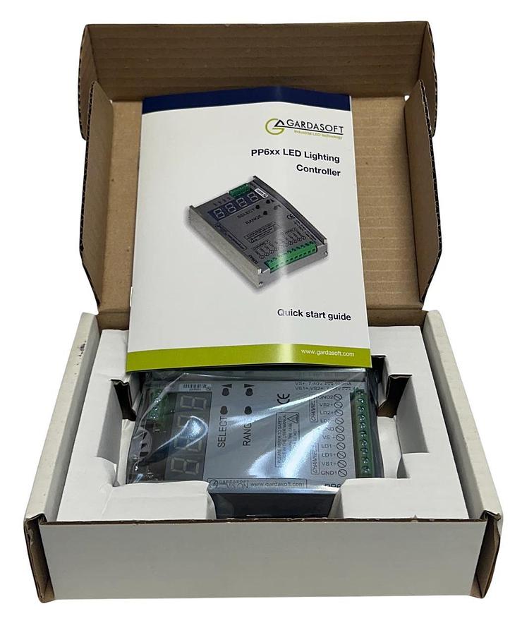 GARDASOFT PP610 LED LIGHTING CONTROLLER FOR MACHINE VISION 7-48V 100mA NSMP