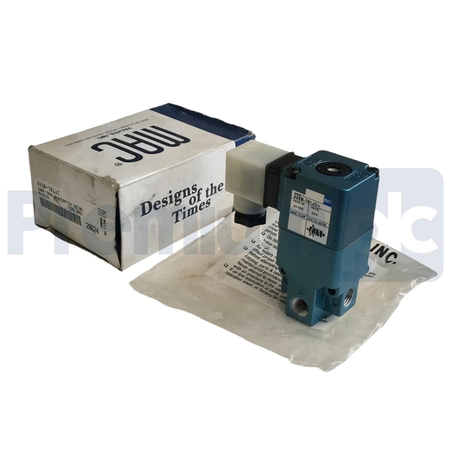 MAC Valve 225B-781JC | 225B-781JC-CLSF 3/2-way Solenoid Valve 24VDC 150PSI NSMP