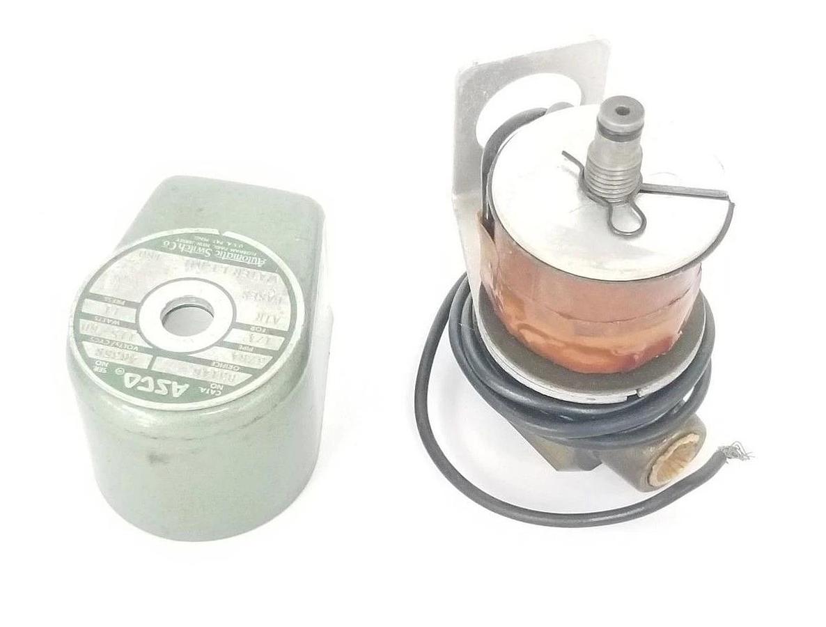 Used ASCO 83146 VALVE 1/4'' PIPE 11W, WITH 27-462-1 COIL