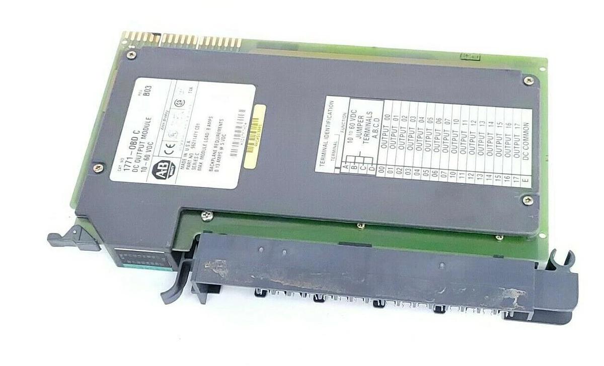 Used ALLEN BRADLEY 1771-OBD SER. C DC OUTPUT MODULE REV. B03