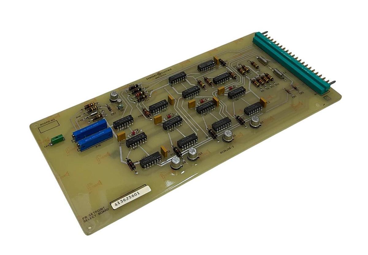 GENERAL ELECTRIC 4136J56-G1 / 4136J56G1 PB SETPOINT SELECT BOARD 4136J36-2 NSNP