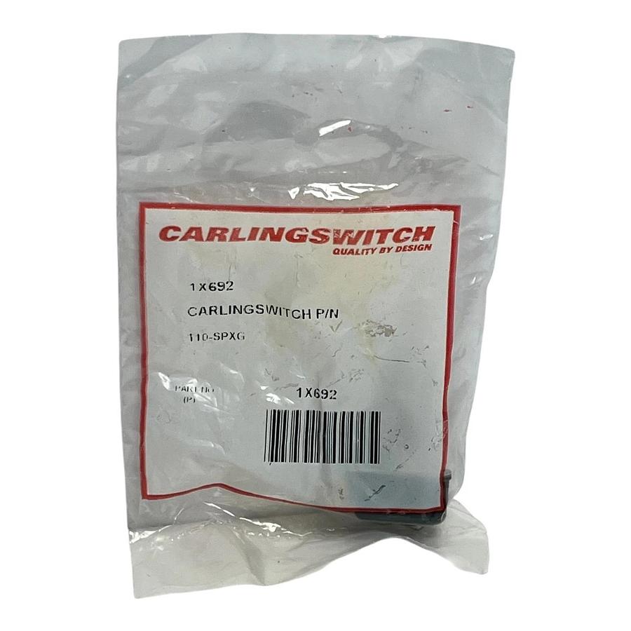 Used Lot of 5 New Carling Technologies 110-SPXG Pushbutton Switch 1X692 NOS Carlings