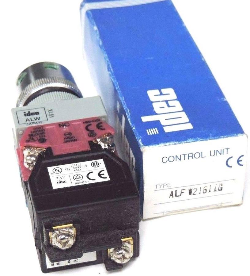NIB IDEC ALFW21611G CONTROL UNIT PUSHBUTTON PRIMARY 100/110V, 50-60HZ