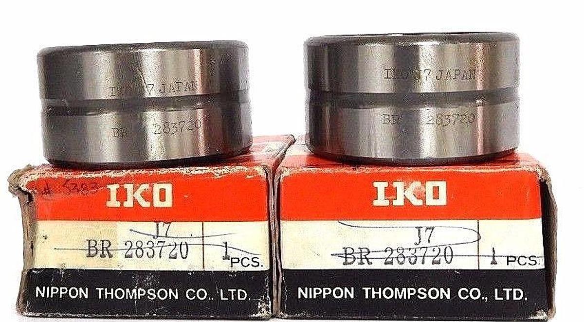 Used LOT OF 2 NIB IKO BR283720 MACHINED NEEDLE ROLLER BEARINGS