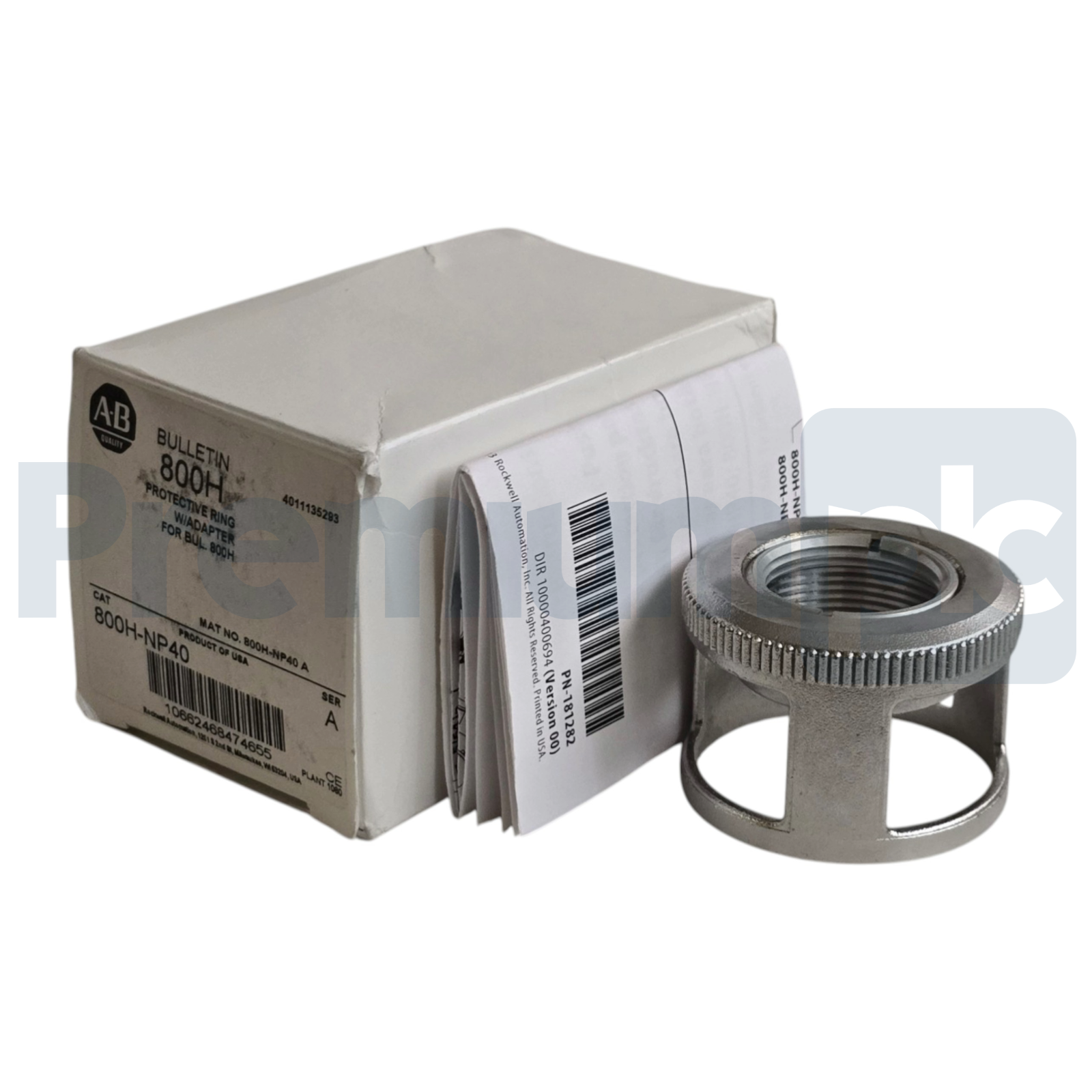 Used Allen Bradley 800H-NP40 /A Protective Ring 30.5mm NEMA 7/9 Explosion-Proof NSMP