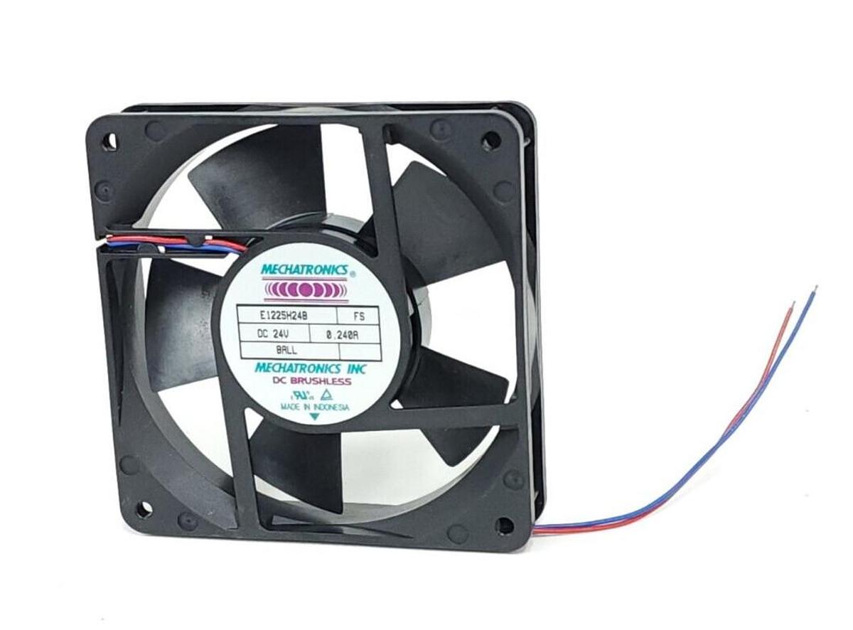 Used NEW MECHATRONICS INC E1225H24B DC BRUSHLESS FAN 24V 0.20A BALL