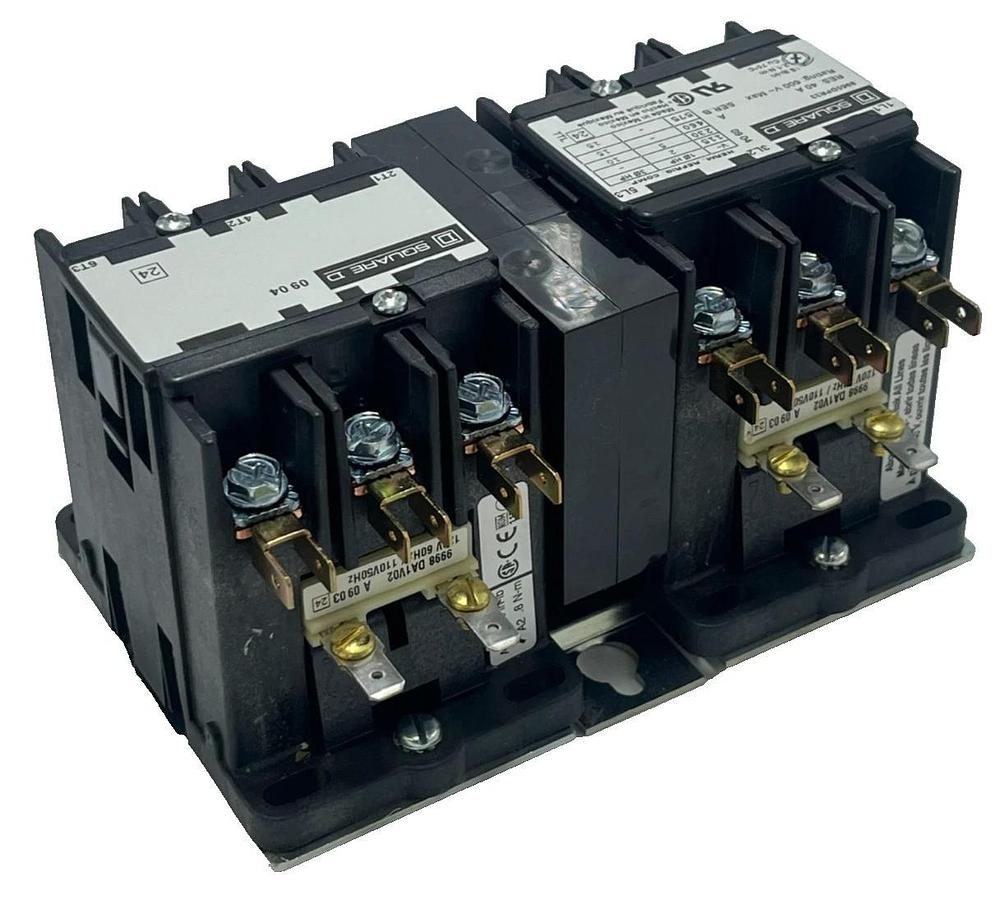 Square D 8965DPR33V02 /B NEMA 1 Reversing Hoist Contactor 30A 110/120V Coil NSMP