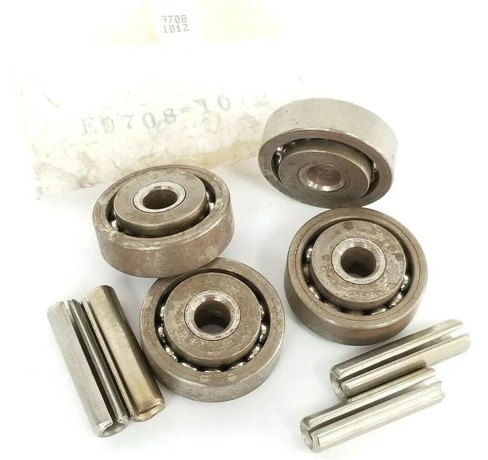 LOT OF 4 NEW GENERIC E9708-1012 BEARING AND SHAFT ASSEMBLIES 9708-1012 3/8'' ID