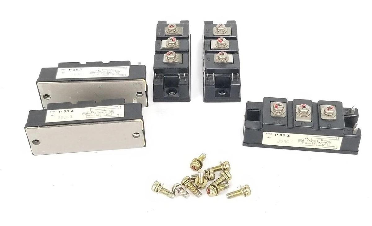 Used LOT OF 5 TOSHIBA P 30 Z 353G1 POWER MODULES P30Z-353G1 , P30Z