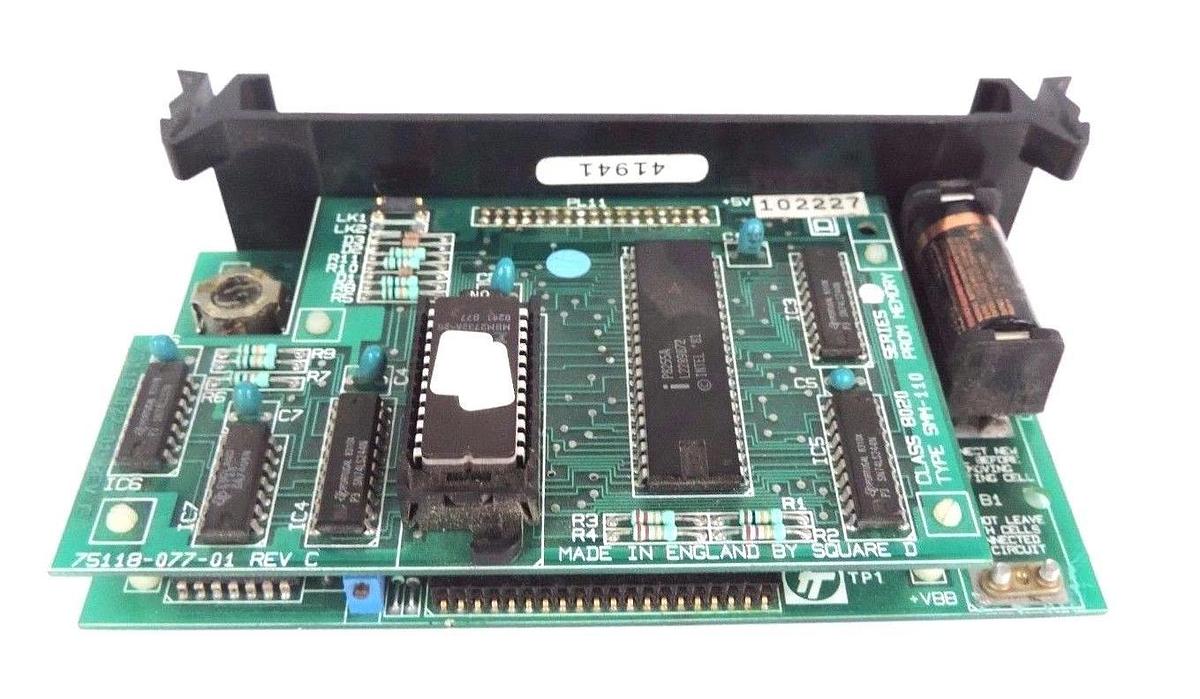 Used SQUARE D SY/MAX 8020-SMM-110 SER. A MEMORY MODULE 8020SMM110