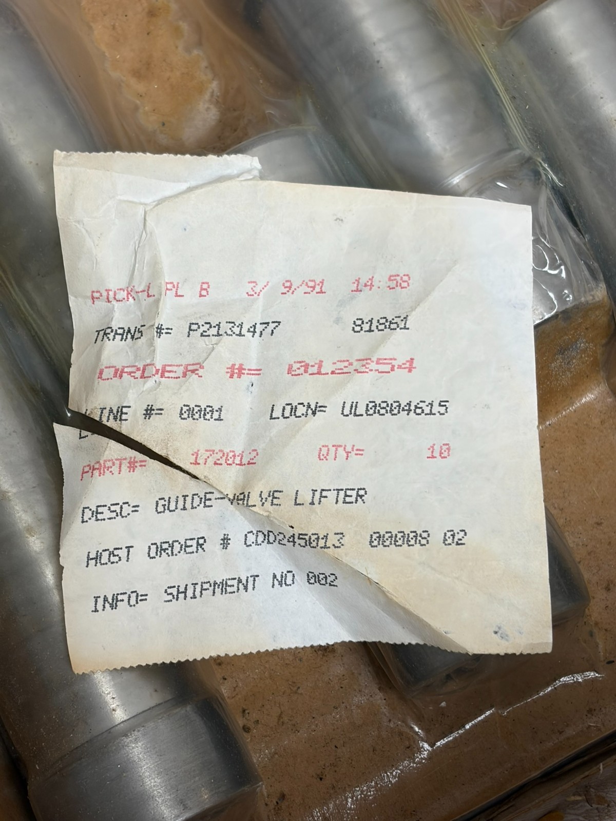 Used Waukesha 172012 Genuine Dresser Valve Lifter Guide Assemblies - Pack of 5