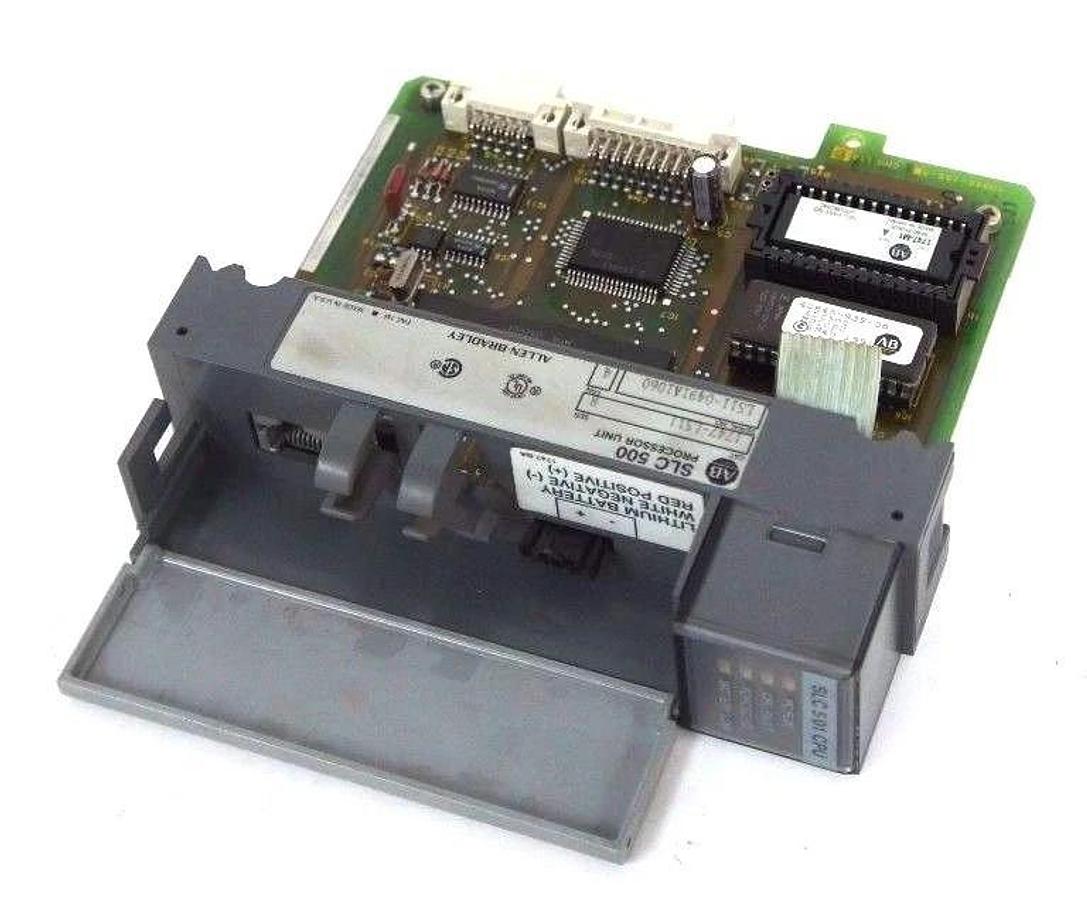 Used ALLEN BRADLEY 1747-L511 SER. B, FRN. 4 PROCESSOR UNIT W/ 1747-M1 & 40845-939-06