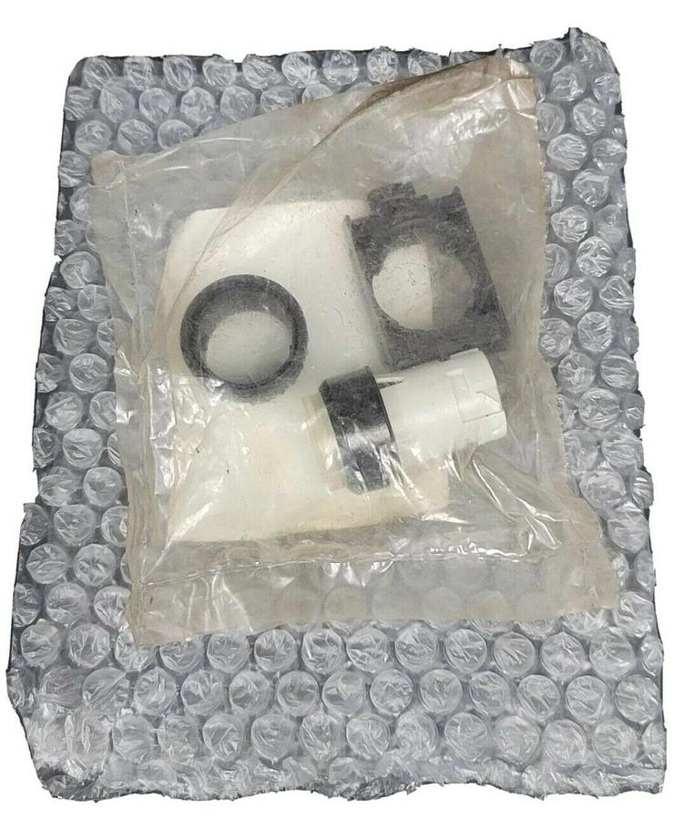 Used NEW ABB CBK-KPEC PUSHBUTTON CLEAR MOMENTARY EXTENDED BLACK RING