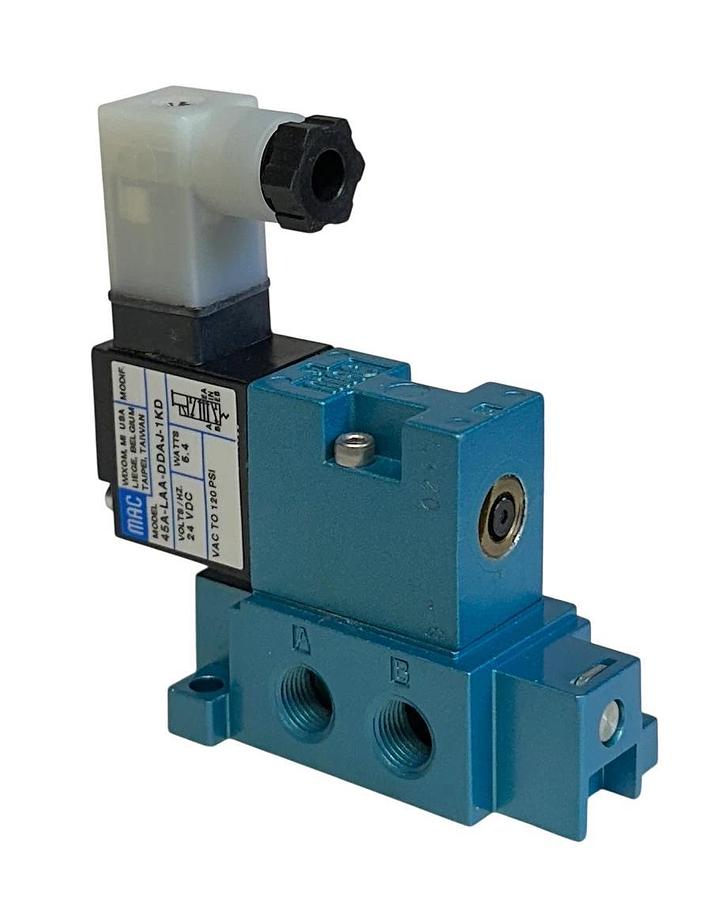 MAC VALVES 45A-LAA-DDAJ-1KD / 45ALAADDAJ1KD SOLENOID VALVE 24VDC 5.4W NSMP