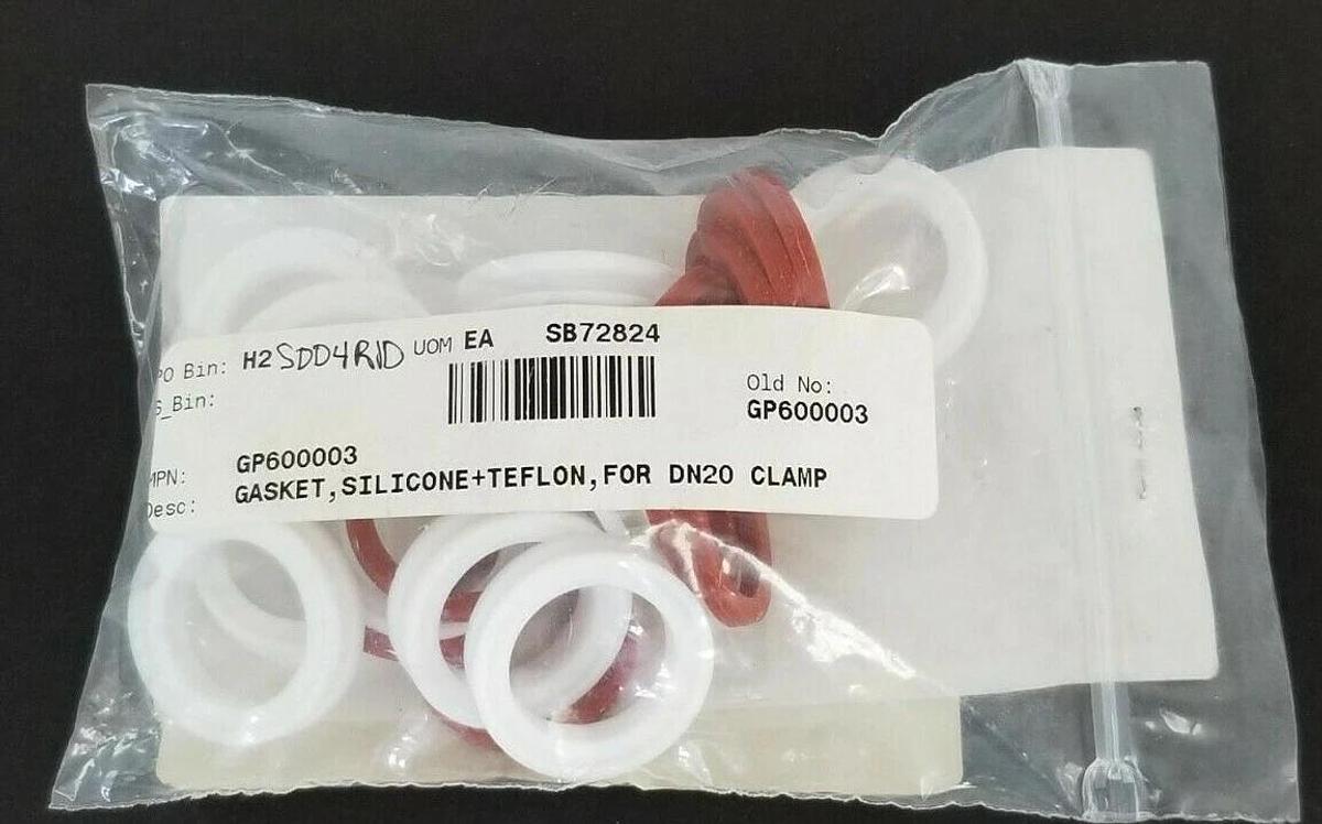 Used BAG OF 10 NEW FEDEGARI AUTOCLAVI GP600003 GASKETS DN20 CLAMP