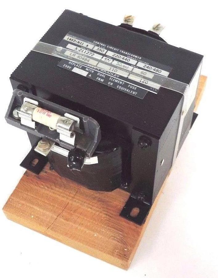 Used NIB ALLEN BRADLEY 1497-N11 CONTROL CIRCUIT TRANSFORMER 1497N11 SER. A