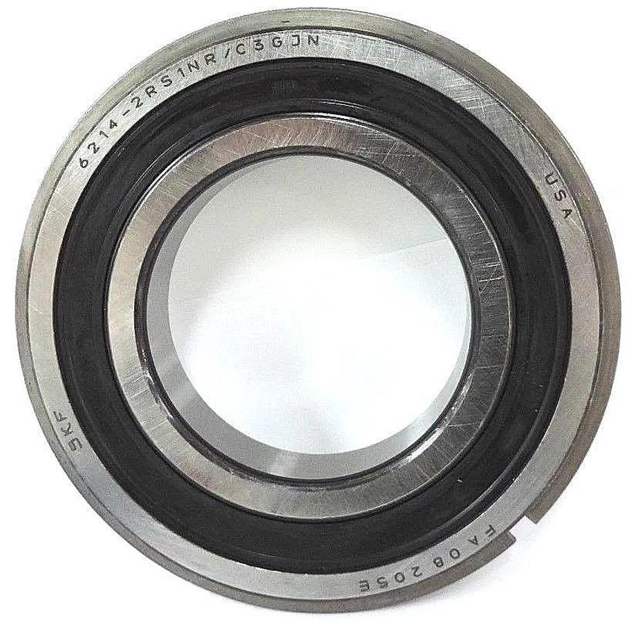 Used NIB SKF 62142RSNRJEM BALL BEARING SINGLE ROW W/SNAP RING 6214-2RSNRJEM