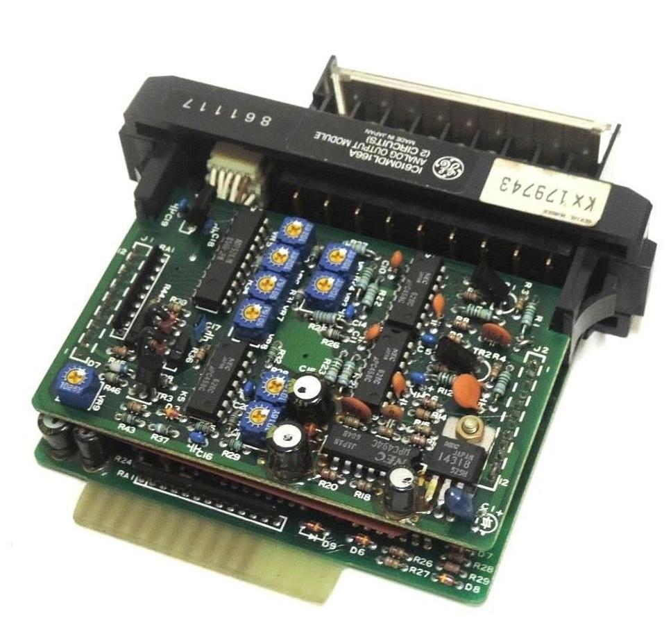 Used GE FANUC IC610MDL166A ANALOG OUTPUT MODULE (2 CIRCUITS)