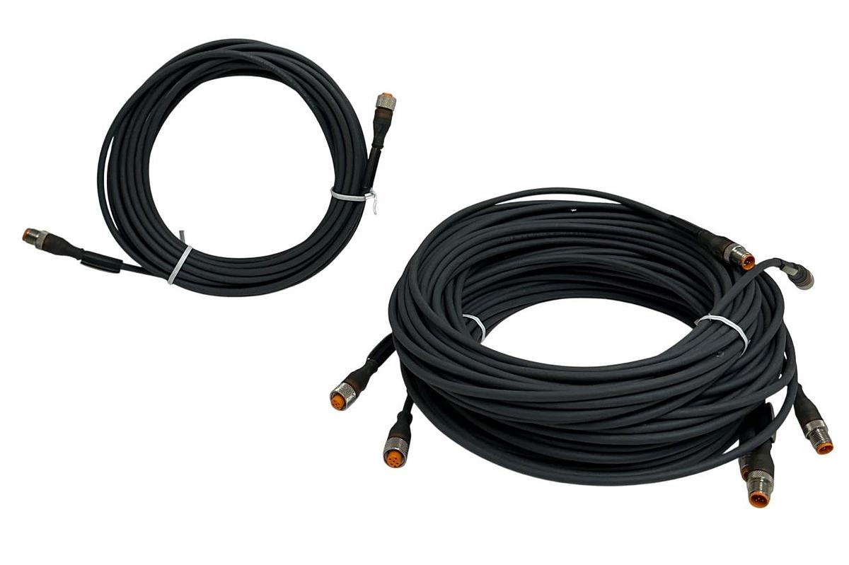 Used 5 BELDEN LUMBERG RST 5-RKT 5-228 /10M / MX1737 DOUBLE-ENDED CORDSETS 10M NSNP