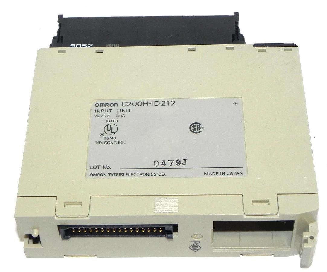 Used OMRON C200H-ID212 INPUT MODULE 24VDC 7mA C200HID212