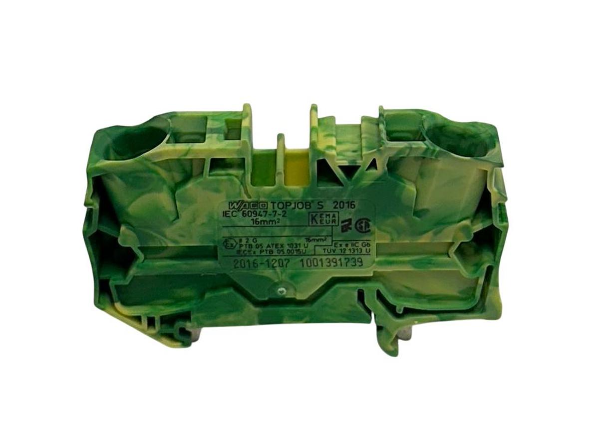 Used 20 WAGO 2016-1207 / 20161207 TOPJOB S 2-CONDUCTOR TERMINAL BLOCKS 2-POS NSMP