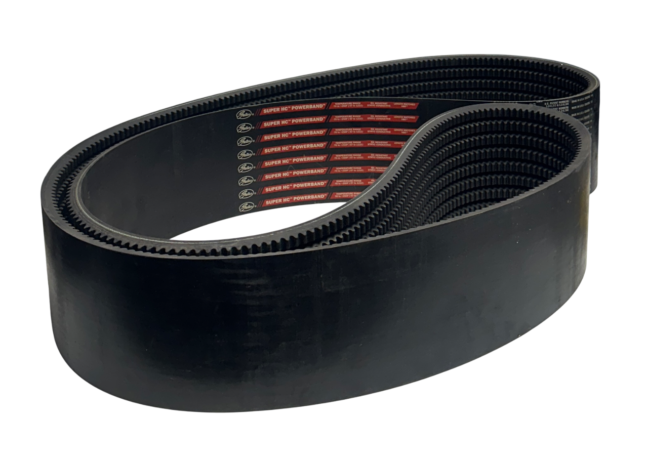 Used GATES 8/5VX1320 / 5VX1320 SUPER HC POWERBAND V-BELT LENGTH MATCHED V80 NSNP