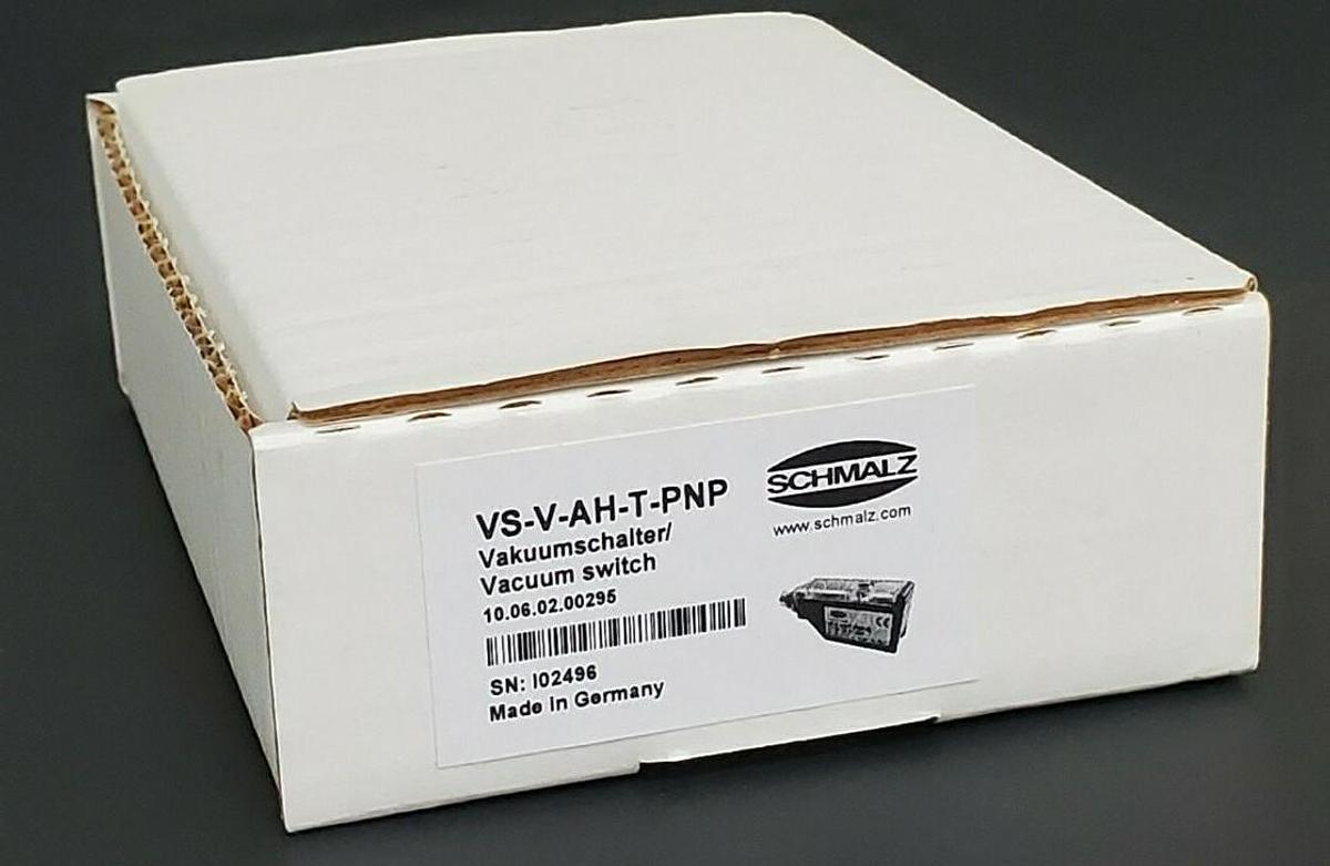 Used NIB SCHMALZ VS-V-AH-T-PNP VACUUM SWITCH VSVAHTPNP