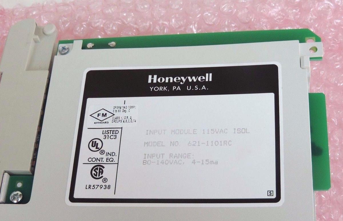 Used NIB HONEYWELL 621-1101RC ISOLATED INPUT MODULE 6211101RC, 6 PT, 115VAC/DC