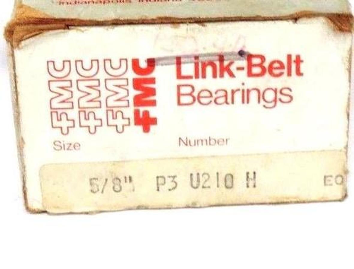 Used NIB FMC P3-U210-H LINK BELT PILLOW BLOCK BEARING 5/8" BORE P3U210H