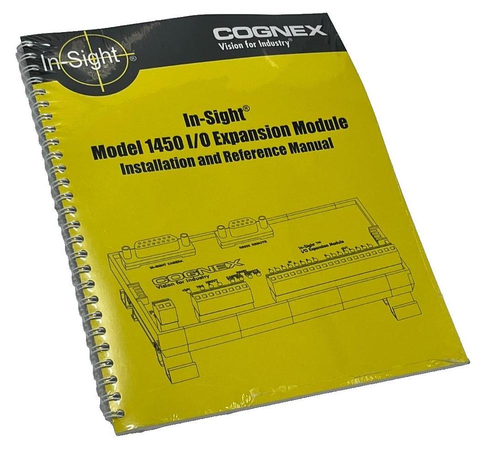 Used Cognex In-Sight Model 1450 I/O Expansion Module Installation & Reference Manual