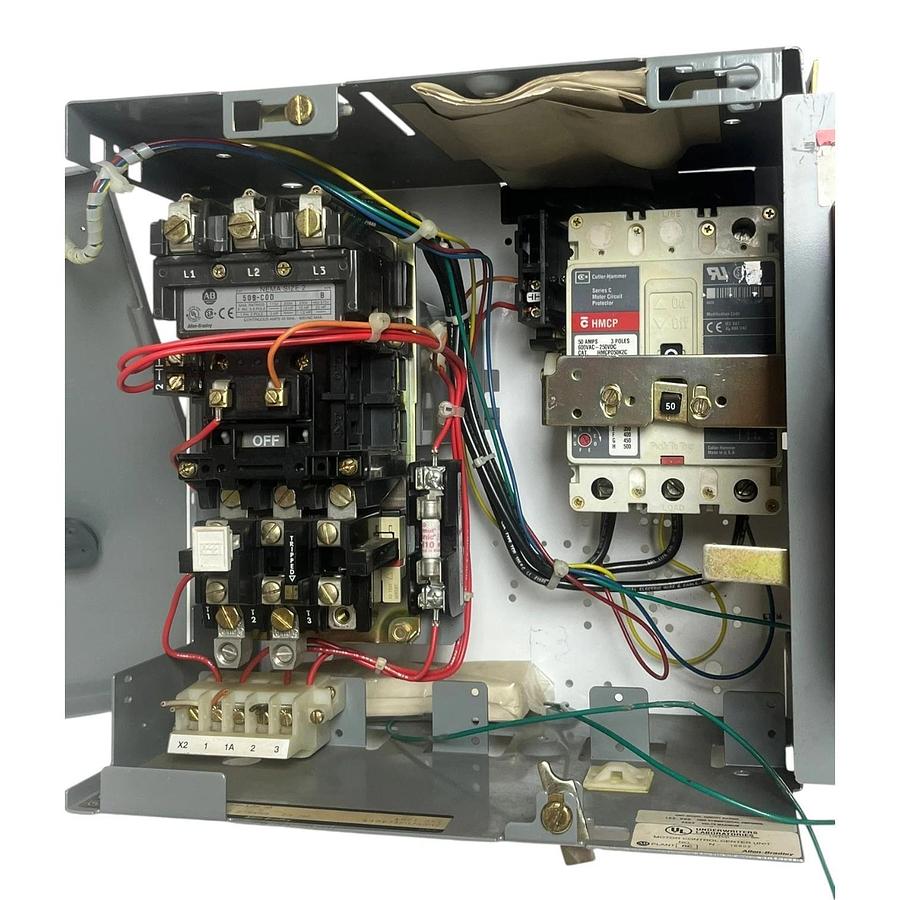 Used Allen-Bradley 2113B-CDDD-21-43CA MCC Bucket 20HP NEMA Size 2 Starter HMCP050K2C