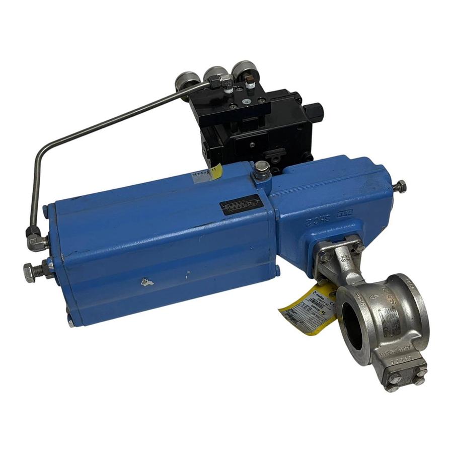 Metso Neles RAA050AS Ball Valve with B1JU8/35L Actuator and NE724 Positioner