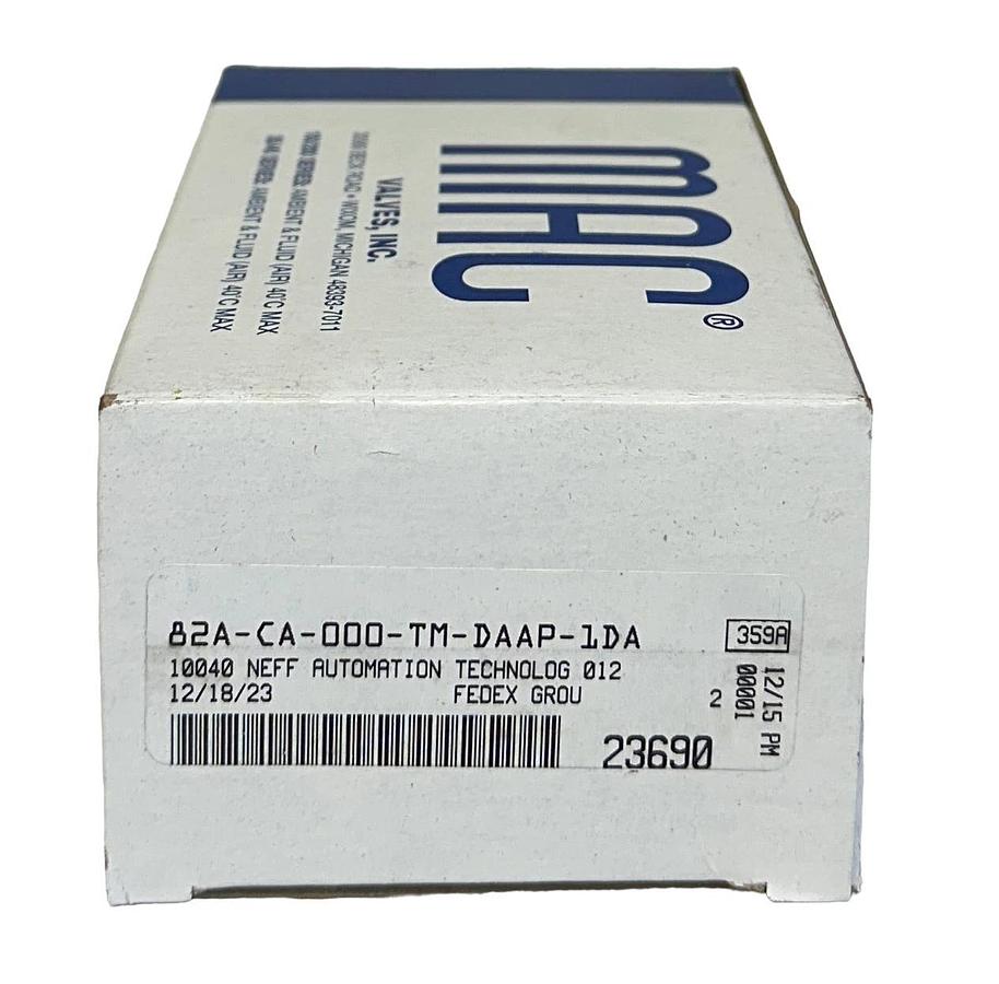 MAC 82A-CA-000-TM-DAAP-1DA / 82ACA000TMDAAP1DA SOLENOID VALVE 82 SERIES NSMP