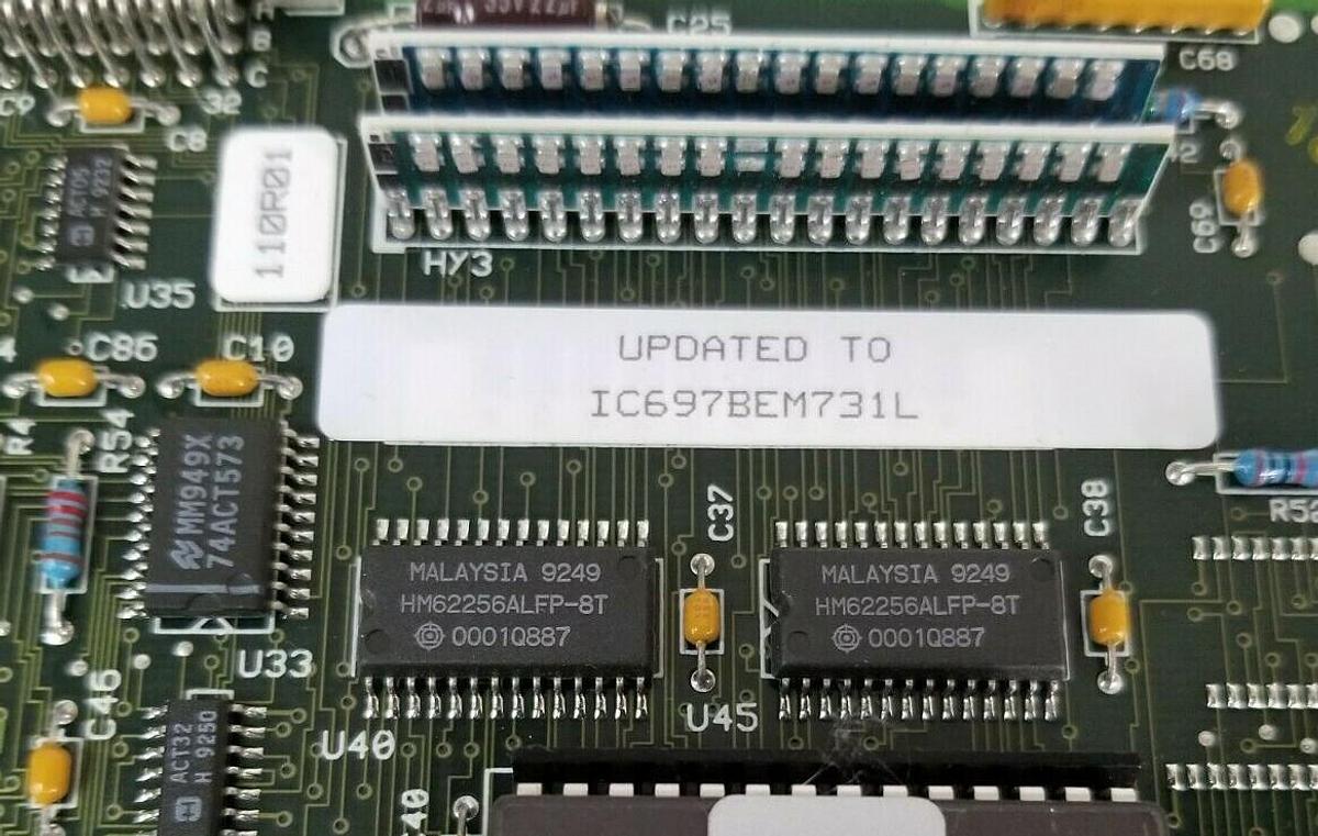 Used LOT OF 6 GE FANUC IC697BEM731L GENIUS BUS MODULES 44A729723-G01, IC697BEM731