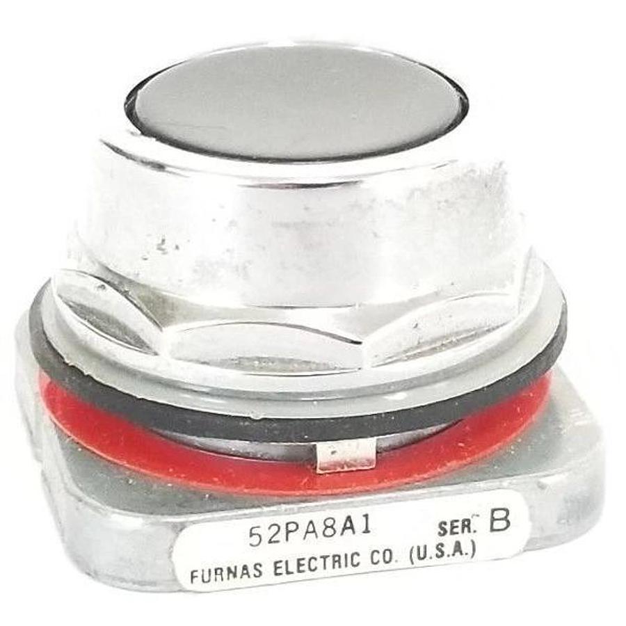 Used FURNAS 52PA8A1 BLACK PUSH BUTTON SWITCH, SERIES B