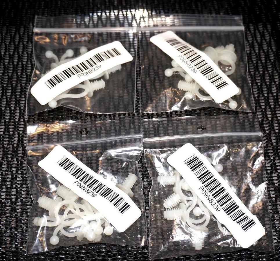 Used LOT OF 4 NEW SETS OF 5 P09N8239 CABLE HOLDERS