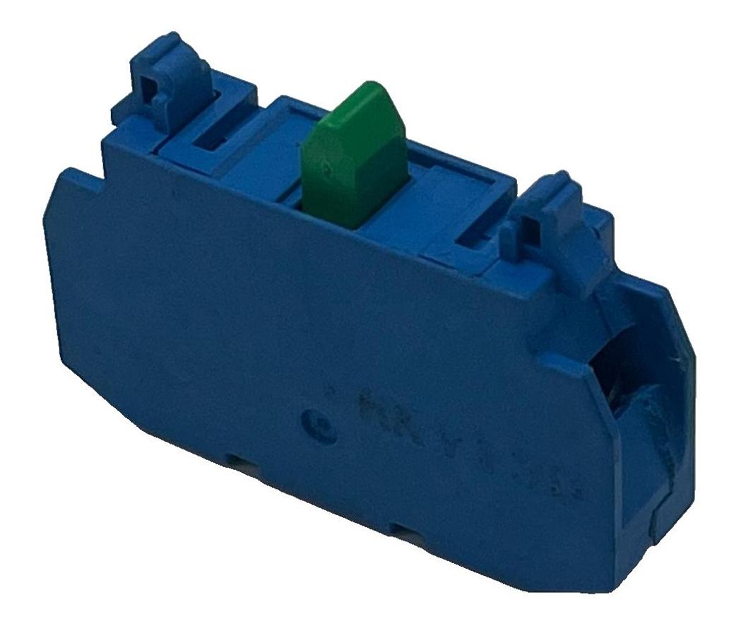 Used (2) IDEC YW-E10 Contact Blocks 1NO, W/ (2) YW-1B-V Selector Switch operator head