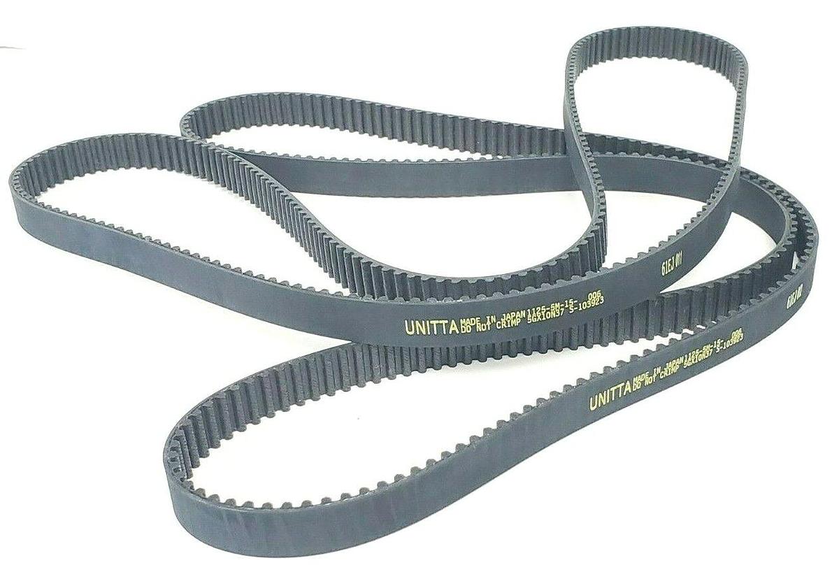Used LOT OF 2 NEW UNITTA 61EJ011 TIMING BELTS