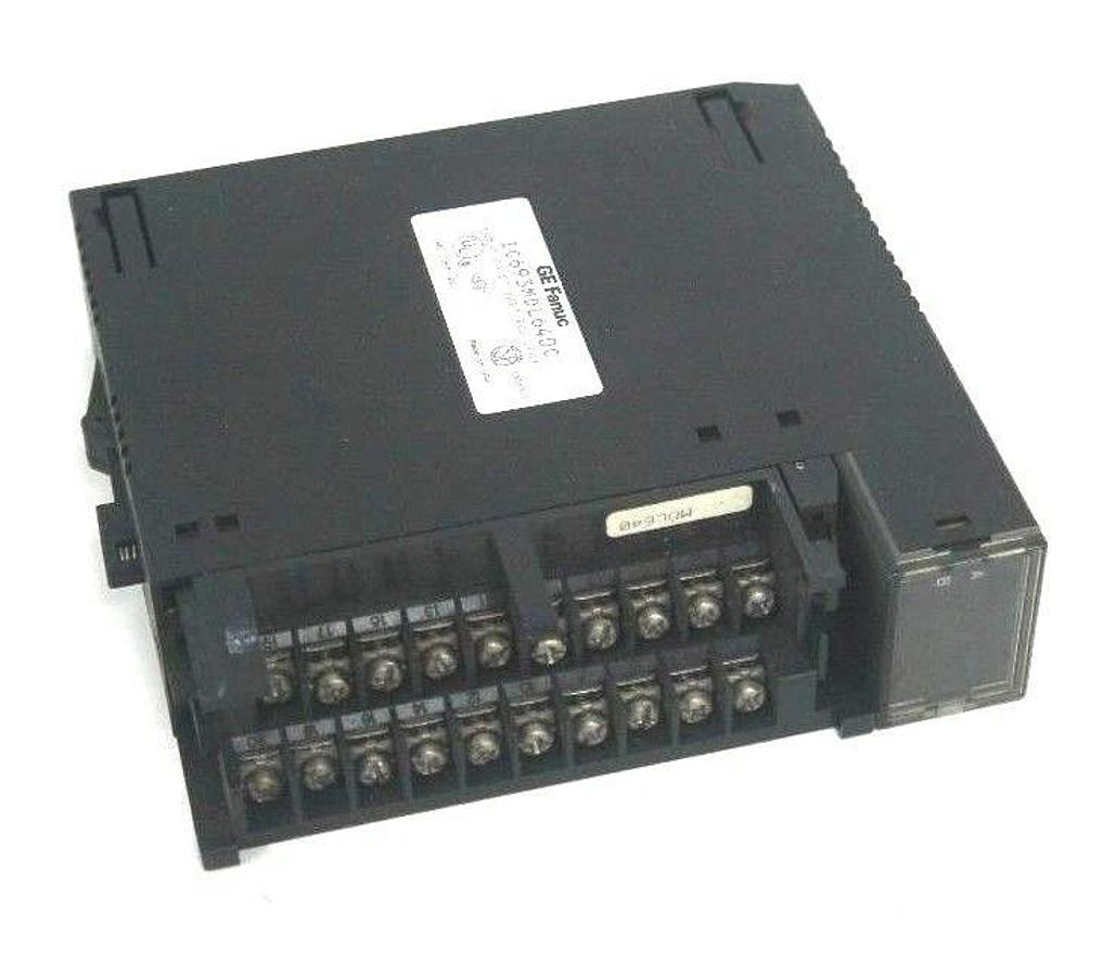 Used LOT OF 2 GE FANUC IC693MDL640C INPUT MODULE 24VDC 16 PT POS LOGIC MISSING DOORS
